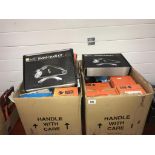 2 boxes of new car parts including water pumps, timing chain kits & timing belt kits etc.