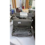 A vintage Olivetti M44 typewriter,