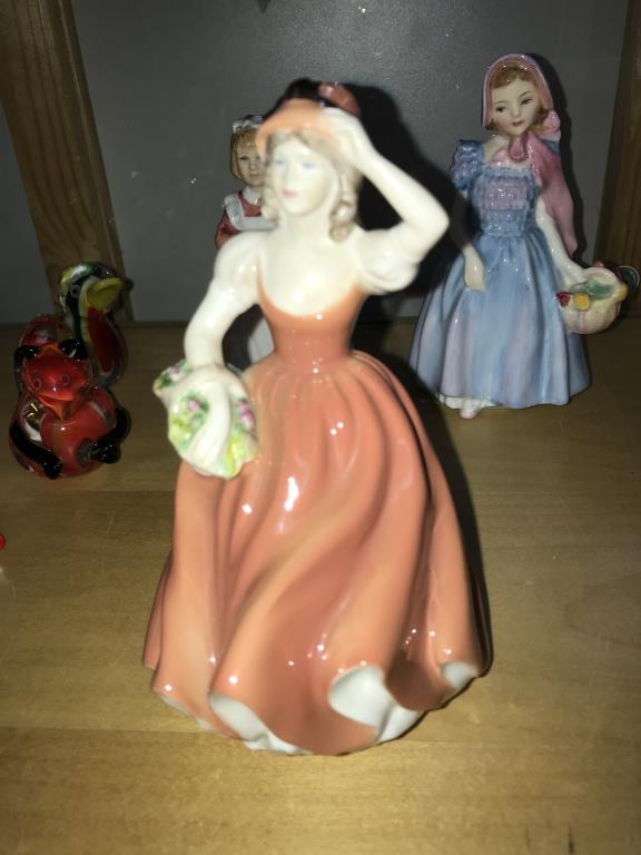 3 figures, Royal Doulton Wendy HN2109, - Image 6 of 7