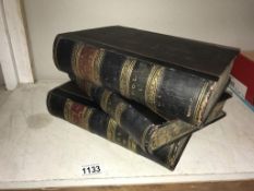 History of England by Hume & Smollett in 3 volumes, circa 1859,