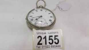 A good old silver plate pocket watch in working order.