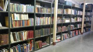 36 shelves of assorted books. (Collect only).