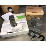 A Yesdu VHF FM handheld transceiver with charger in box (model CS-1830) (Collect only & sold as