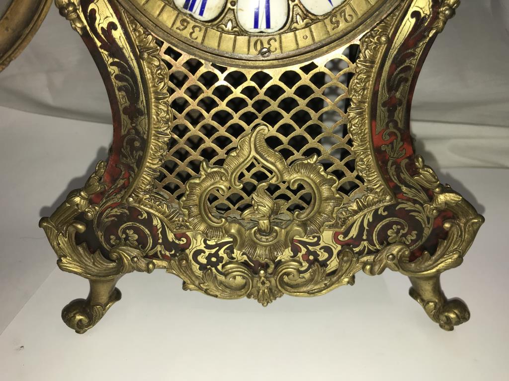 A superb quality buelle mantel clock. in good condition. - Image 20 of 21