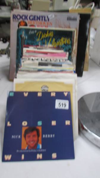 A good lot of LP and 45 rpm records.