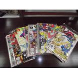 A large collection of Marvel X factor comics