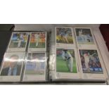 An album of in excess of 400 cricket related postcards including 245 with genuine signatures and 7