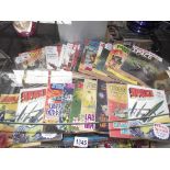 A quantity of Commando war picture library Starblazer and Space picture library comics etc