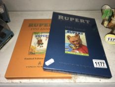2 Rupert Facsimile books including 1957 & 1959 (still sealed)