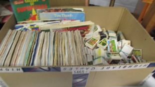 A large slection of collectors tea cards