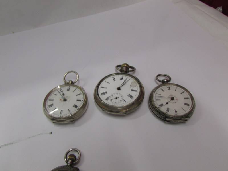 Five ladies fob watches for spare or repair. - Image 2 of 3