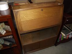 1950's oak bureau,