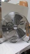 A Clarke HB industrial three speed fan for drying plaster, cooling etc.
