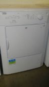 A Beko DRVT 61W 6kg tumble dryer. (Collect only).
