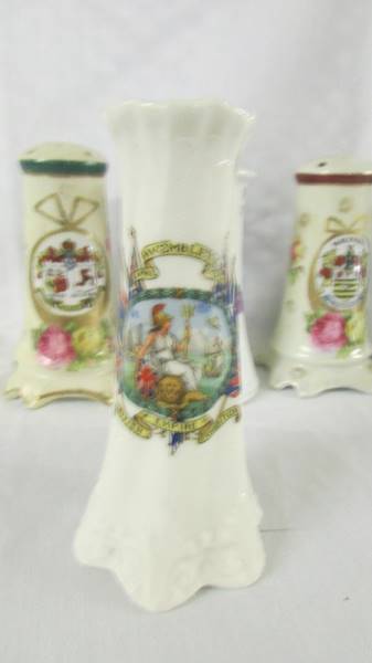 Five souvenir hat pin stands and a commemorative hat pin stand 'Queen Mary'. - Image 7 of 8