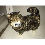 A signed Winstanley cat, size 4, no chips/cracks,