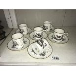 A 12 piece Royal Worcester coffee set