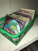 A good collection of 7" 45rpm records including picture disc, Queen & Prince, some signed etc.