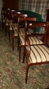 A good set of 6 dining chairs. (Collect only).