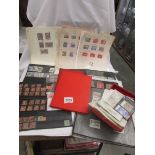 A good lot of assorted stamps including penny reds.