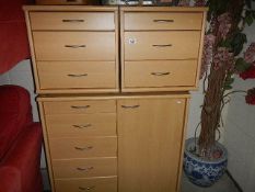 A good lot of office cabinets and drawers. (Collect only).