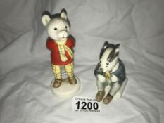 A Beswick Rupert the Bear & Bill Badger