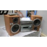 A Sony mini hi-fi system, tested and working,