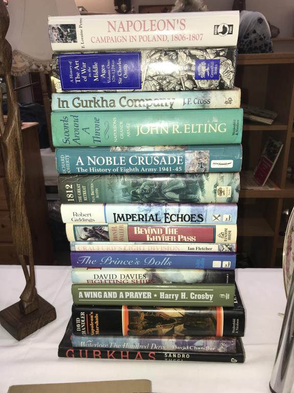 A good collection of military hardback books including Napoleon and Gurkha related, - Image 2 of 6