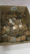 A large quantity of old coins.