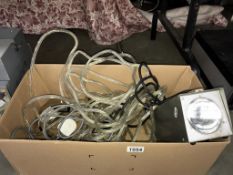 A Briggs stroboscope light unit & 2 light ropes (type SA3/C) (Collect only & sold as seen)