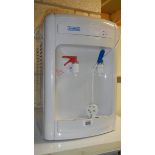 A 'Just Eau' hot and cold water dispenser. (Collect only).