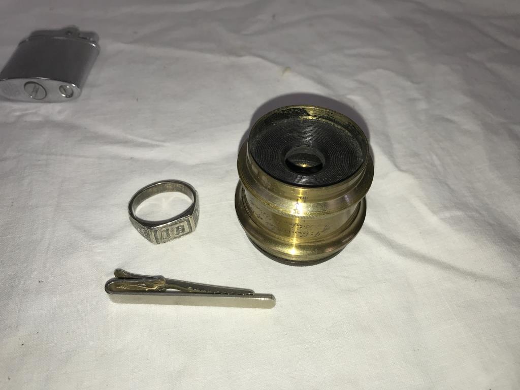 2 lighters, a ring (possibly Masonic), - Image 3 of 5