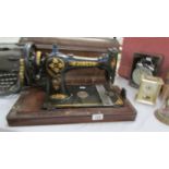 A Jones electric sewing machine,