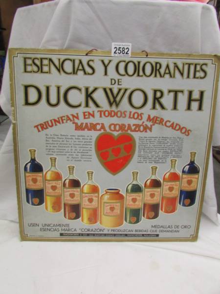 A French Duckworth & Co., advertising sign.