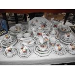 Johnson Bros 'fresh fruit' pattern dinnerware,