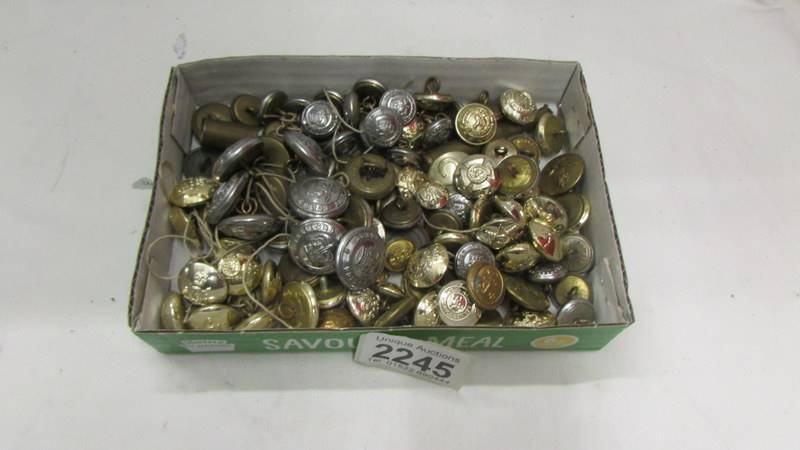 A quantity of uniform buttons.