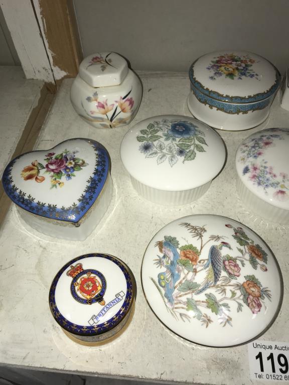 A quantity of trinket pots etc. including Limoges, Wedgwood & Coalport etc. - Image 2 of 4