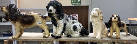 2 large fairground Spaniels,