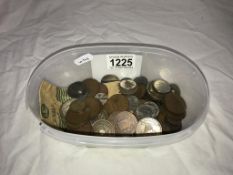 A tub of old coins