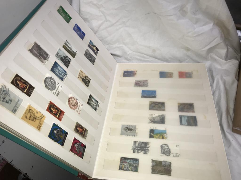4 stamp albums, 1 Ireland, - Image 7 of 9