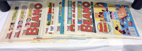 Approximately 40 Beano comics (late 1980's /early 1990's) all in very good condition