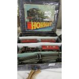 A Hornby tin plate tank passenger train set No. 41.