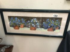 A framed & glazed 20th century Margaret Cook, British Gouache on paper,