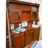 An oak country style dresser.