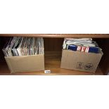 Approximately 150 - 1960's/70's 45rpm records in 2 boxes