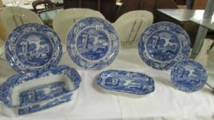 Six pieces of Spode Italian table ware.