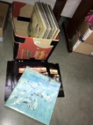 A good box of LP records including 16 x Elton John albums, The Jam, ELO,