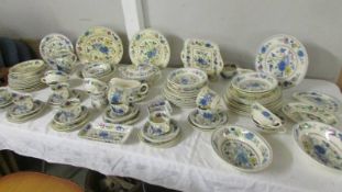 In excess of 100 pieces of Mason's ironstone tea and dinnerware (some pieces have crazing and