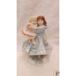 Two Royal Worcester figurines - "Love" and "Lullaby".