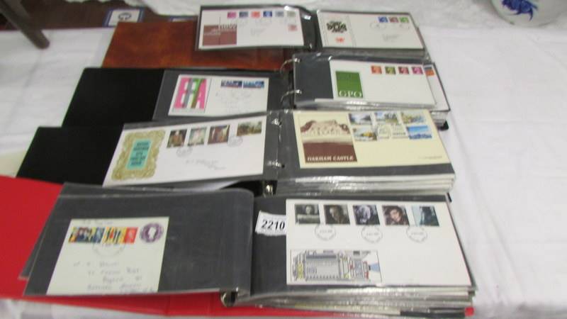 Four albums of circa 1970/80/90's first day covers.